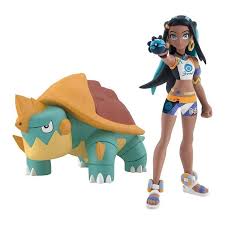 bandai 1 20 scale food and play pokemon scale world galare region articles lina and turbid turtle ポケモンスケールワールドガラル地方ルリナ pokemon anime figures pokemon regions