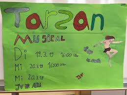 Dieser account wird redaktionell nicht mehr betrieben. Projektwoche 5 6 Tarzan Musical Johannes Tews Grundschule
