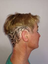 Use dotwork to bring out a pattern or tribal design. Kreisrunder Haarausfall Undercut Fertiges Tattoo Erweiterbar Scalp Tattoo Head Tattoos Tattoos