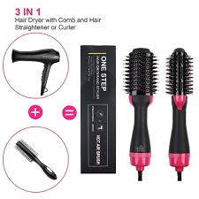 Hot air brush, bongtai hair dryer brush hair dryer & volumizer 3 in 1 brush blow dryer styler for rotating straightening, curling, salon negative ion ceramic blow dryer brush (golden). Buy 3 In 1 Electric Hair Dryer Brush Rotating Dryer Brush Curler Roller Rotate Styler Comb At Affordable Prices Free Shipping Real Reviews With Photos Joom