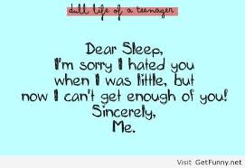 Dear-sleep-quote-funny-tumblr.jpg 591×407 pixels | Ha! | Pinterest ... via Relatably.com