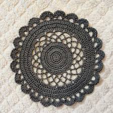 Lacy Crochet Doily Tablemat In 2020 Crochet Doilies Doilies Crochet