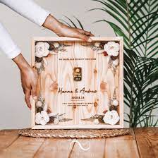 Laser Engraving Hadiah Pernikahan Kartu Undangan Pernikahan Pernikahan Unik