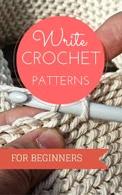 I have written enough patterns where now, i have a template that works for me and is set up to always give me prompts to add information. Write Your Own Crochet Pattern Coursecraft Crochet Business Crochet Patterns Crochet For Beginners