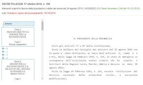 Al secondo caso appartengono i casi di ordinanze che hanno prorogato. Terremoto Il Testo Del Decreto Legge Ricostruzione In Vigore Dal 19 Ottobre Tuttoggi