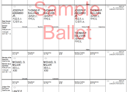 Sample ballot paper ward vote. Fifteen Incumbent Queens Lawmakers Have No Opponents On Election Day Qns Com