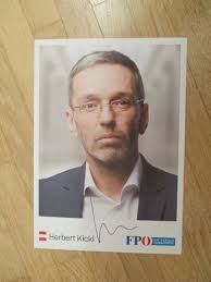 Wie verhasst herbert kickl die linken willkommensklatscher, gutmenschen und die frustrieten nun ist herbert kickl nach 22 jahren in der politik zum innenminister aufgestiegen. Osterreich Fpo Politiker Herbert Kickl Handsigniertes Autogramm Kaufen Bei Hood De