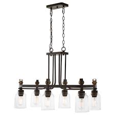 Maybe you would like to learn more about one of these? Home Decorators Collection Knollwood 6 Light Antique Bronze Chandelier With Vintage Brass Accents And Clear Glass Shades 7992hdcab The Home Depot
