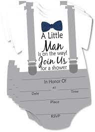 Little Man Blank Fill In Invite Baby Shower Invitation 10 Etsy Boy Baby Shower Themes Baby Shower Fun Baby Shower Invitations For Boys