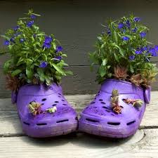 Pin By Studio Caroline Photography On Green Thumb Gardening For Kids Crocs Garden Containers