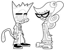 When we think of october holidays, most of us think of halloween. Pin On Johnny Test Coloring Pages