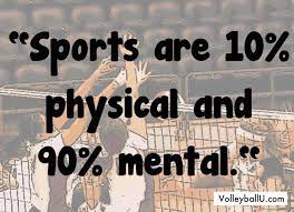 Visualization in sports psychology and volleyball. The Mental Side Of Volleyball Sports Psychology Sports Psychology Quotes Sports Quotes