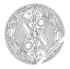 Yinyang Fish Mandala Coloring Page Mandala Coloring Pages Mandala Coloring Coloring Pages