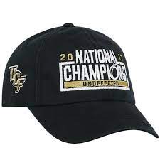 Ucf Knights Top Of The World 2017 National Champions Crew Adjustable Hat Black Adjustable Hat National Champions Ucf Knights