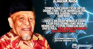 Penyebab marthin saba vokalis ksp meninggal diungkap sahabat, sempat sesak dan dibawa ke rumah sakit. Buya Hamka Menyikapi Orang Tua Nabi Dan Tahlilan