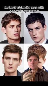 Image result for mens haircut heart shaped face