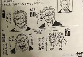 Zoro At Ages 40 And 60 One Piece One Piece Comic One Piece Pictures One Piece Anime