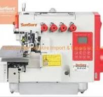Máquina de coser overlock de super alta velocidad con motor paso a paso y  cortador automático y dispositivo de detección de ojo con tres luces  Ss-6f-4D/at