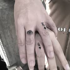 Tattoo Finger Parchen Boses Auge Schutz Mini Tattoos Augen Tattoo Tatowierungen