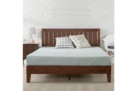 Choose from our most popular best selling twin size, full size, queen size or king size platform bed frames and storage bed frames made from sustainably harvested. Zinus Deluxe Solid Timber Wood Platform Bed Frame Single Double Queen King Size Kogan Com