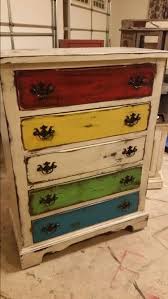 Multi Colored Distressed Dresser Rustic Furniture Diy Distressed Dresser Distressed Furniture Diy