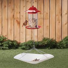 Bird Seed Catcher Hanging Bird Feeder Diy Hanging Bird Feeders Bird Feeders
