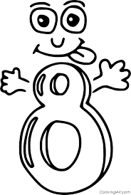 Simply do online coloring for birthday number 8 coloring page directly from your gadget, support for ipad, android tab or using our web feature. Naughty Number 8 Coloring Page Coloringall