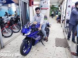 After aprilia, r15 v2.0 is the most expensive motorcycle available in the country as well till now where the price of. Grand Motors Yamaha R15 V3 2020 Bs6 Racing Blue Abs Facebook