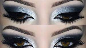 Isiltili Gri Dumanli Goz Makyaji Teknigi Silver Eye Makeup Smokey Eye Makeup Eye Makeup