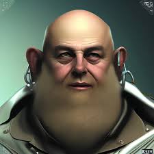 Michael Sproule, fat, bald, badly dre..."