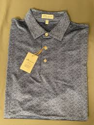 Buy Peter Millar Cs Summer Comfort Golf Shirt Polo M Blue Etide Sugar Skull Print Online In Taiwan 275040983703