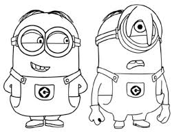 Minions Coloring Pages For Kids Minion Coloring Pages Minions Coloring Pages Disney Coloring Pages
