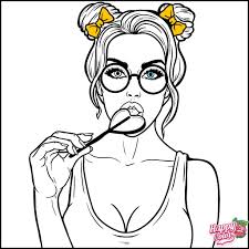 Pin By Maria Pamela On Tattoo Pop Art Coloring Pages Coloring Pages Coloring Pages For Girls