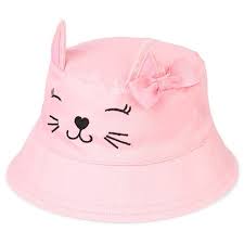Baby Girls Cat Bucket Hat Baby Hats Cute Bucket Hats Kids Hats