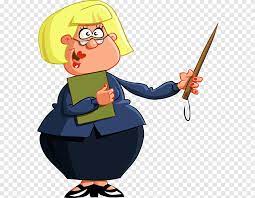 Teacher Drawing Cartoon, Teacher, Fictional Character, Woman Png | Pngegg