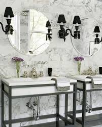 Designer darlene chimarliro adds graphic interest to this sleek modern bath with rippled porcelain wall tile that resembles chiseled stone or the effect of. 71 Cool Black And White Bathroom Design Ideas Digsdigs