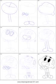 Darwin's adoptive family consist of a unique mix of characters rejected from other television cartoons. How To Draw Darwin Watterson From The Amazing World Of Gumball Printable Step By Step Drawing Sheet Drawingtutorials101 Com
