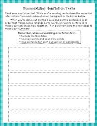 Summary Worksheets Yahoo Search Results Yahoo Image Search Results Summarizing Nonfiction Elementary Reading Summary Writing