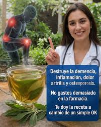 Té de salvia para la memoria y las articulaciones: destruye la demencia, la  inflamación y el dolor....ver mas