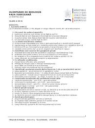 Isjo (olimpiada internațională de științe pentru juniori) este o competiție pluridisciplinară (biologie, chimie și fizică) la care pot participa doar elevii cu vârsta de până la 16 ani. 2011 Biologie Etapa Judeteana Subiecte Clasa A Xi A 0