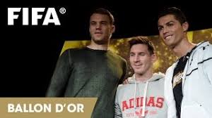 The ballon d'or judges players over a calendar year, not one tournament. Replay Messi Ronaldo And Neuer Talk Fifa Ballon D Or 2014 Youtube