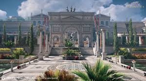 Artstation Assassin S Creed Origins Ancient Rome Martin Bonev Fantasy Landscape Fantasy Concept Art Architecture