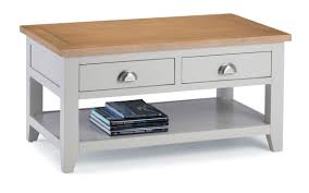 Find many great new & used options and get the best deals for grey coffee table with lift tray f00530601007 grigio at the best online prices at ebay! Julian Bowen Richmond Oak And Grey 2 Drawer Coffee Table From The Bed Station