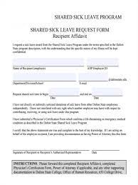 Add appropriate details without disclosing information that the ill person would want to keep private. Free 31 Leave Request Forms In Pdf Ms Word Excel