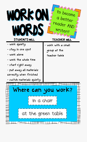 All 5 I Word Work Chart 2440204 Free Cliparts On