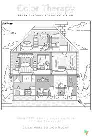 Barbie is a doll produced by the american company mattel and was introduced in march 1959. Color Therapy Gift Of The Day Free Coloring Template House Colouring Pages Color Therapy Barbie Coloring Pages