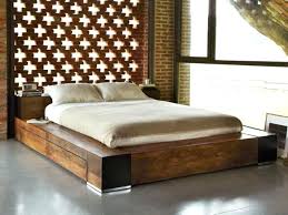 Japanese King Size Bed Frame Luxury Wooden Bed Wooden Bed Frames Reclaimed Wood Beds