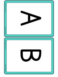 There's a limited amount of space on a business card, so you have to make the most of it. Simple Alphabet Esl Flashcards