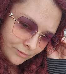 Diamond Rose Gold Polygon Sunglasses