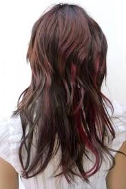 Dark Brown Hair With Burgundy Highlights I Always Wanted To Try This But I Never Did So Far I Think Is About T Burgundy Hair Blonde Hair With Highlights Hair